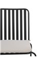 SILLA ANTRACITA ACERO EXTERIOR 52 X 57 X 87 CM