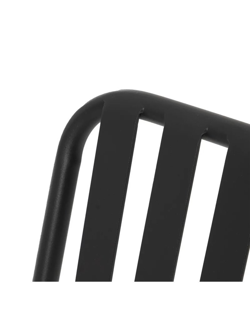SILLA ANTRACITA ACERO EXTERIOR 52 X 57 X 87 CM