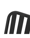 SILLA ANTRACITA ACERO EXTERIOR 52 X 57 X 87 CM