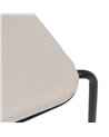 SILLA ANTRACITA ACERO EXTERIOR 52 X 57 X 87 CM