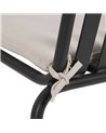 SILLA ANTRACITA ACERO EXTERIOR 52 X 57 X 87 CM