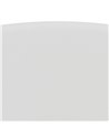 MESA AUXILIAR PLEGABLE BLANCO ACERO 70 X 70 X 72 CM
