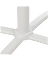 MESA AUXILIAR PLEGABLE BLANCO ACERO 70 X 70 X 72 CM