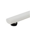 MESA AUXILIAR PLEGABLE BLANCO ACERO 70 X 70 X 72 CM