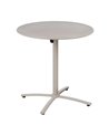 MESA AUXILIAR PLEGABLE TAUPE ACERO 70 X 70 X 72 CM
