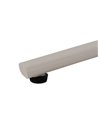 MESA AUXILIAR PLEGABLE TAUPE ACERO 70 X 70 X 72 CM