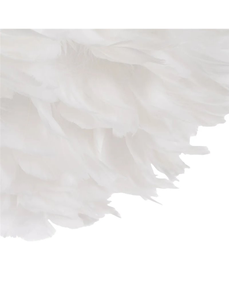 LÁMPARA SUELO BLANCO-ORO PLUMAS 68 X 40 X 175 CM
