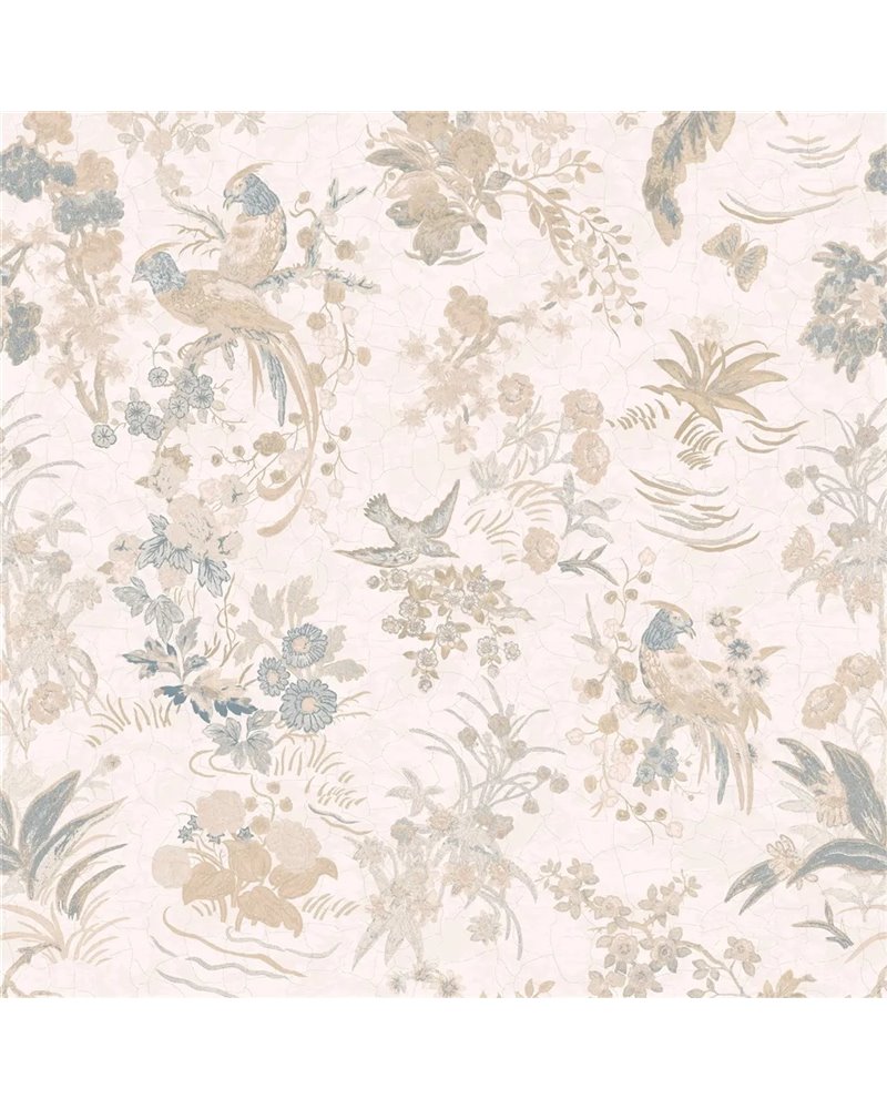 Campbell Floral Nacre FRL5157-03 Campbell Floral Nacre FRL5157-03