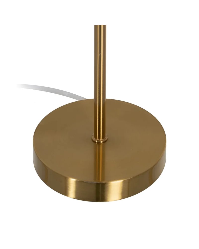 LÁMPARA MESA ORO CRISTAL-METAL 15 X 15 X 41 CM