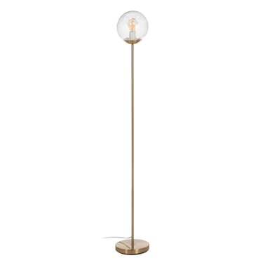 LÁMPARA SUELO ORO CRISTAL-METAL 20 X 20 X 140 CM