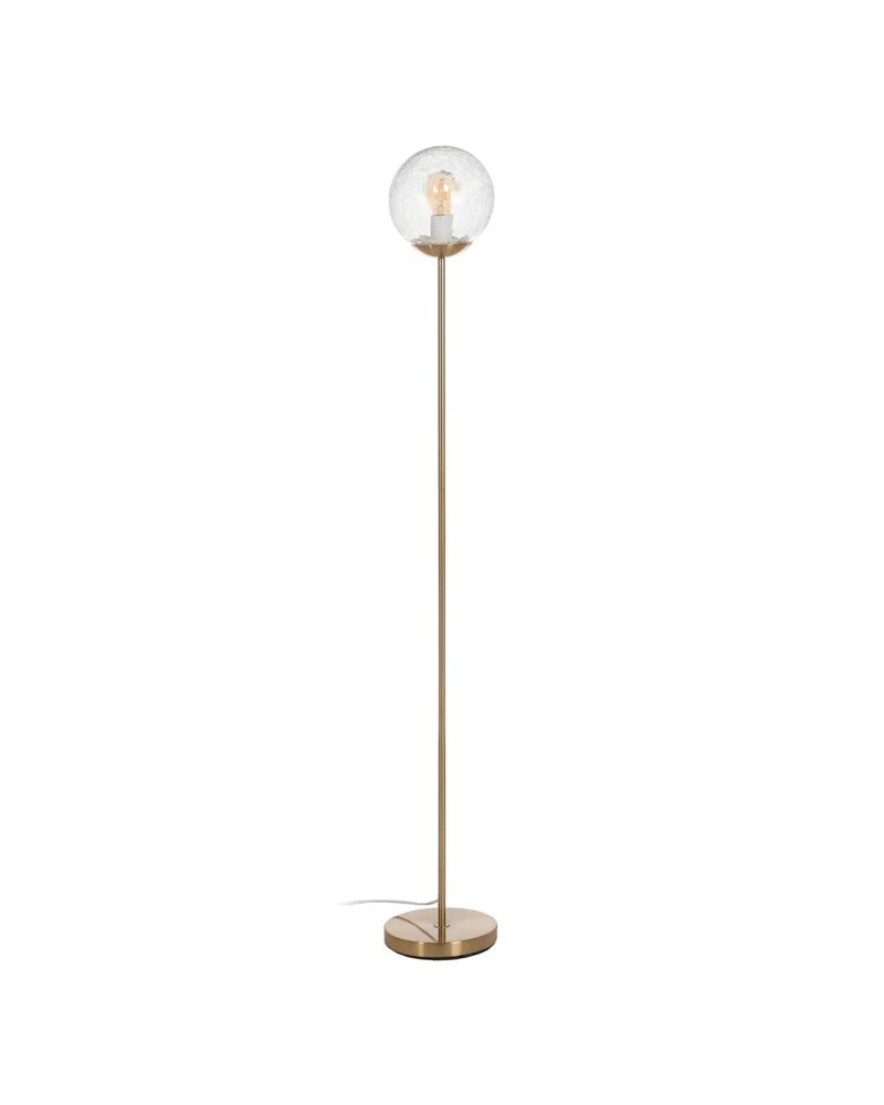 LÁMPARA SUELO ORO CRISTAL-METAL 20 X 20 X 140 CM
