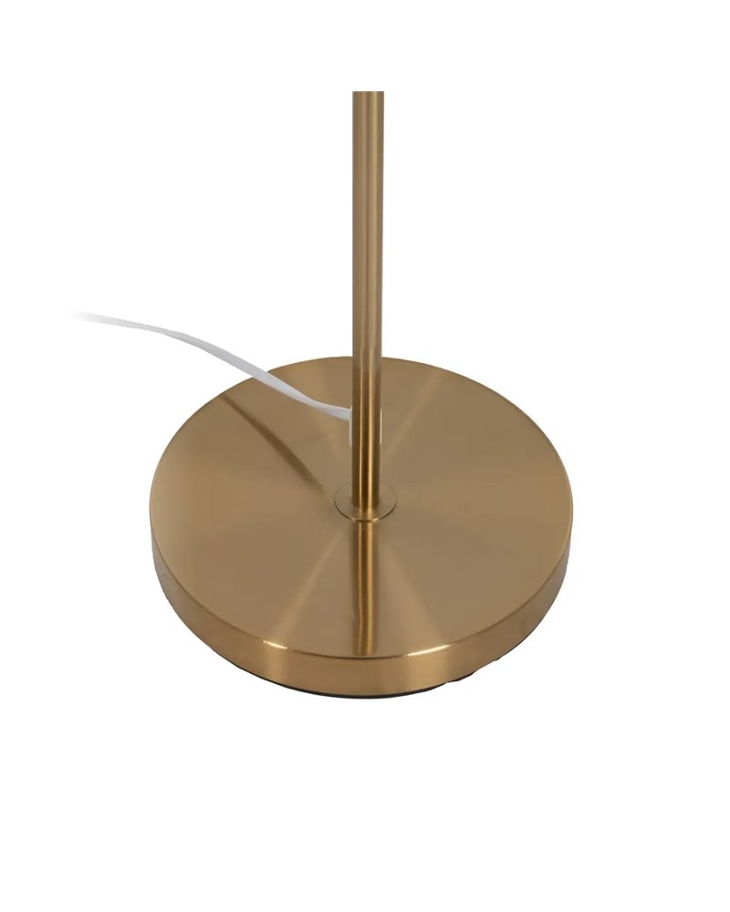 LÁMPARA SUELO ORO CRISTAL-METAL 20 X 20 X 140 CM