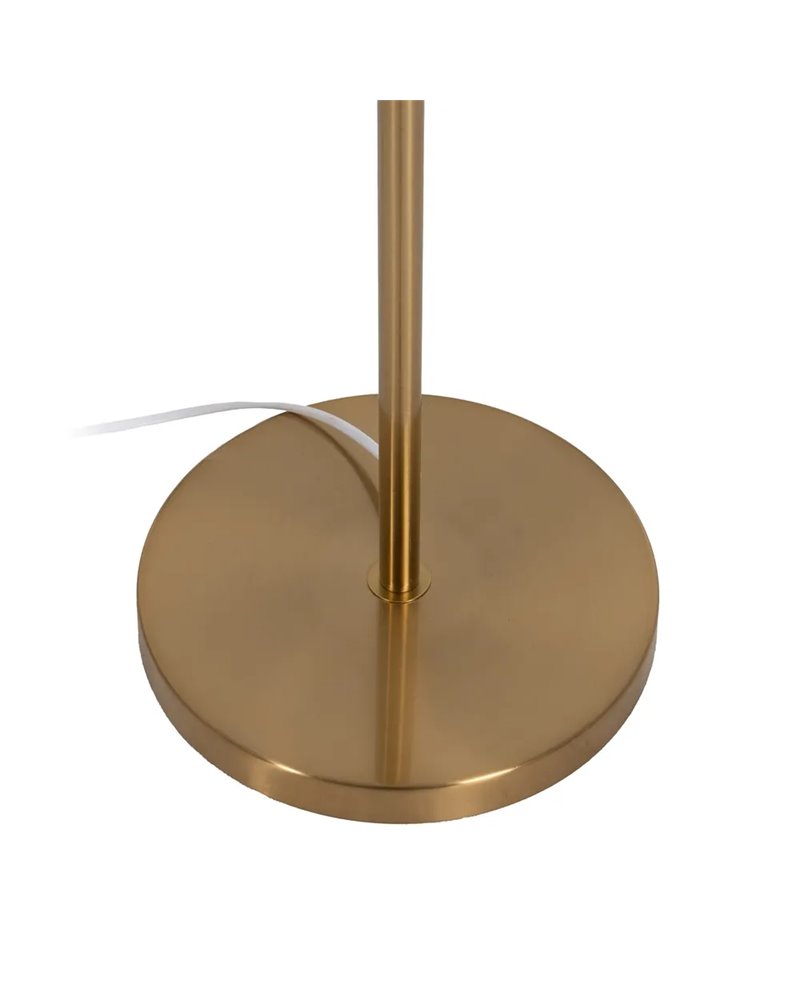 LÁMPARA SUELO BLANCO-ORO TEJIDO-METAL 40 X 40 X 146 CM