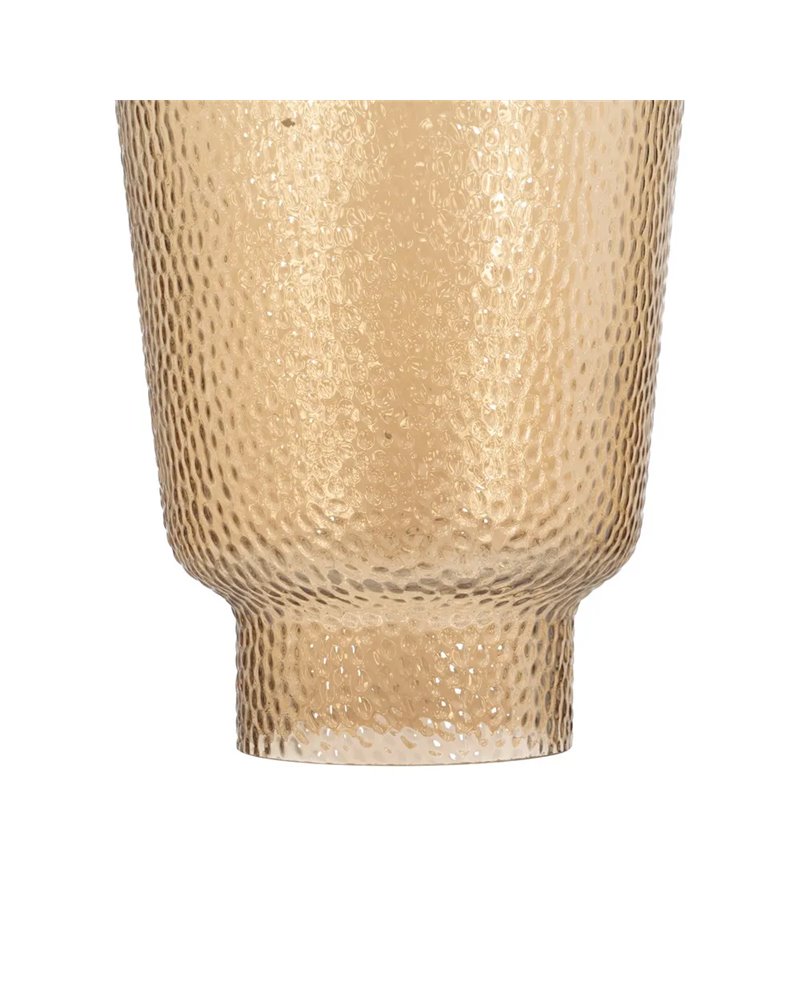 LÁMPARA TECHO CARAMELO METAL-CRISTAL 18 X 18 X 35 CM