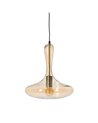 LÁMPARA TECHO CARAMELO METAL-CRISTAL 33 X 33 X 39,50 CM