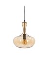 LÁMPARA TECHO CARAMELO METAL-CRISTAL 25,50 X 25,50 X 32 CM