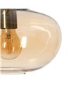 LÁMPARA TECHO CARAMELO METAL-CRISTAL 25,50 X 25,50 X 32 CM