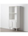 LIBRERÍA BLANCO DM-MADERA 80 X 40 X 175 CM