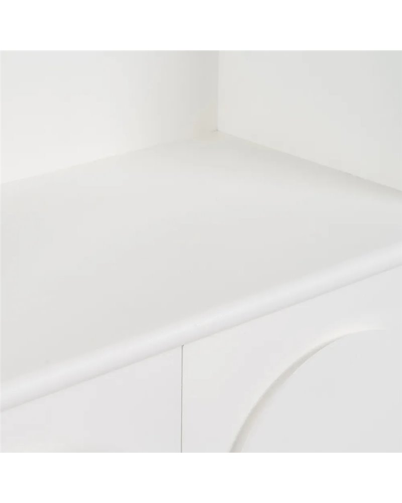 LIBRERÍA BLANCO DM-MADERA 80 X 40 X 175 CM