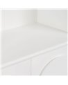 LIBRERÍA BLANCO DM-MADERA 80 X 40 X 175 CM