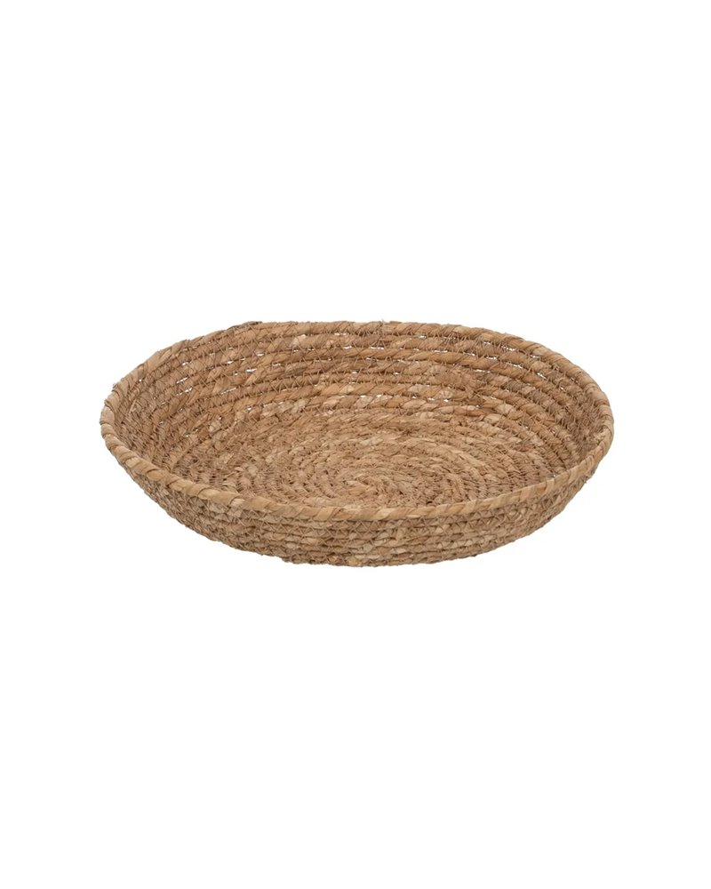 S/2 CENTRO MESA FIBRA NATURAL DECORACIÓN 31 X 31 X 7 CM