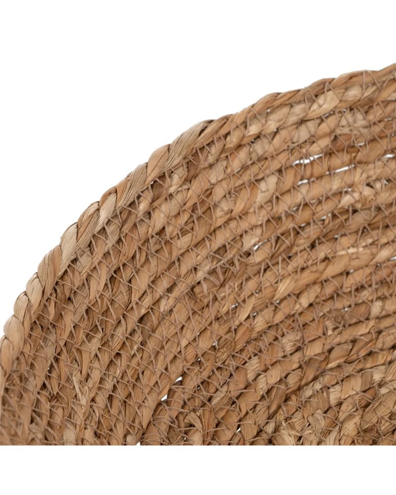 S/2 CENTRO MESA FIBRA NATURAL DECORACIÓN 31 X 31 X 7 CM