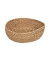 S/3 CESTA FIBRA NATURAL DECORACIÓN 34 X 34 X 11 CM