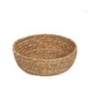 S/3 CESTA FIBRA NATURAL DECORACIÓN 34 X 34 X 11 CM