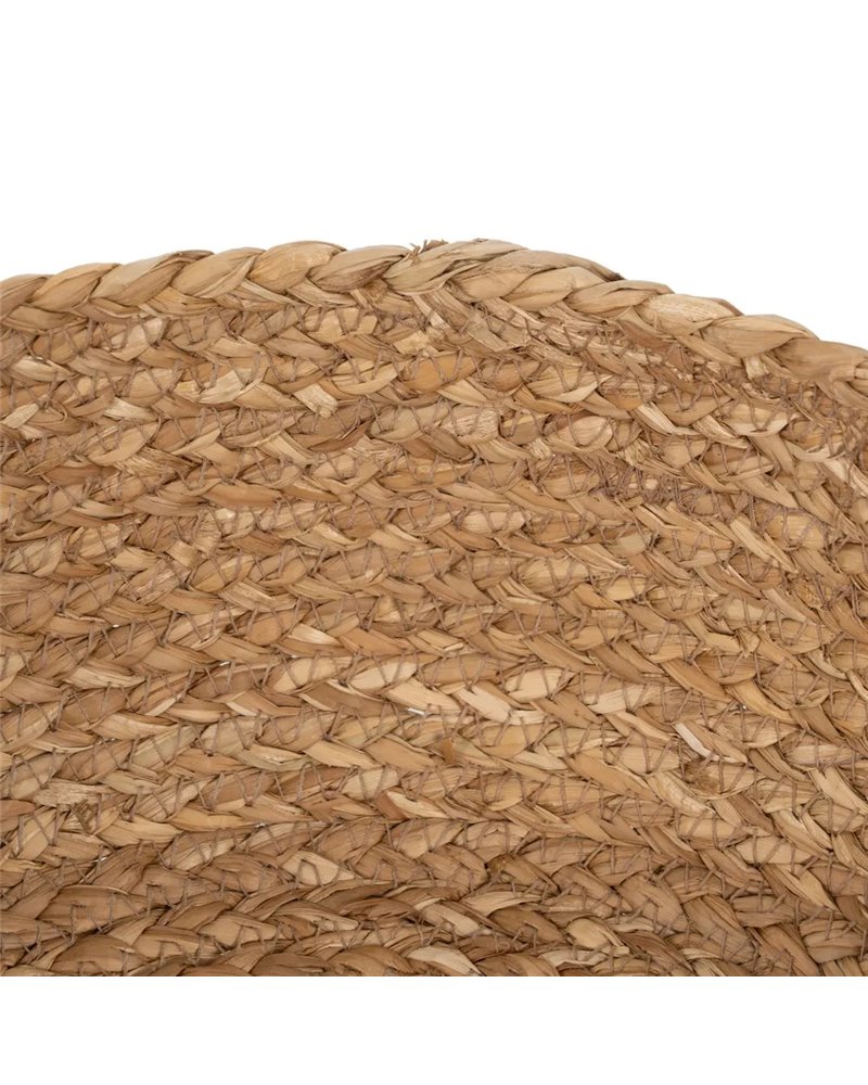 S/3 CESTA FIBRA NATURAL DECORACIÓN 34 X 34 X 11 CM