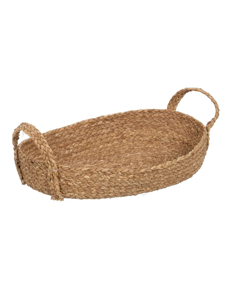 S/2 CESTA FIBRA NATURAL DECORACIÓN 48 X 32 X 18 CM