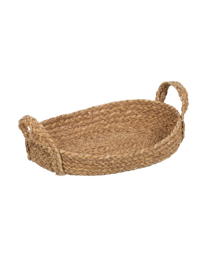 S/2 CESTA FIBRA NATURAL DECORACIÓN 48 X 32 X 18 CM