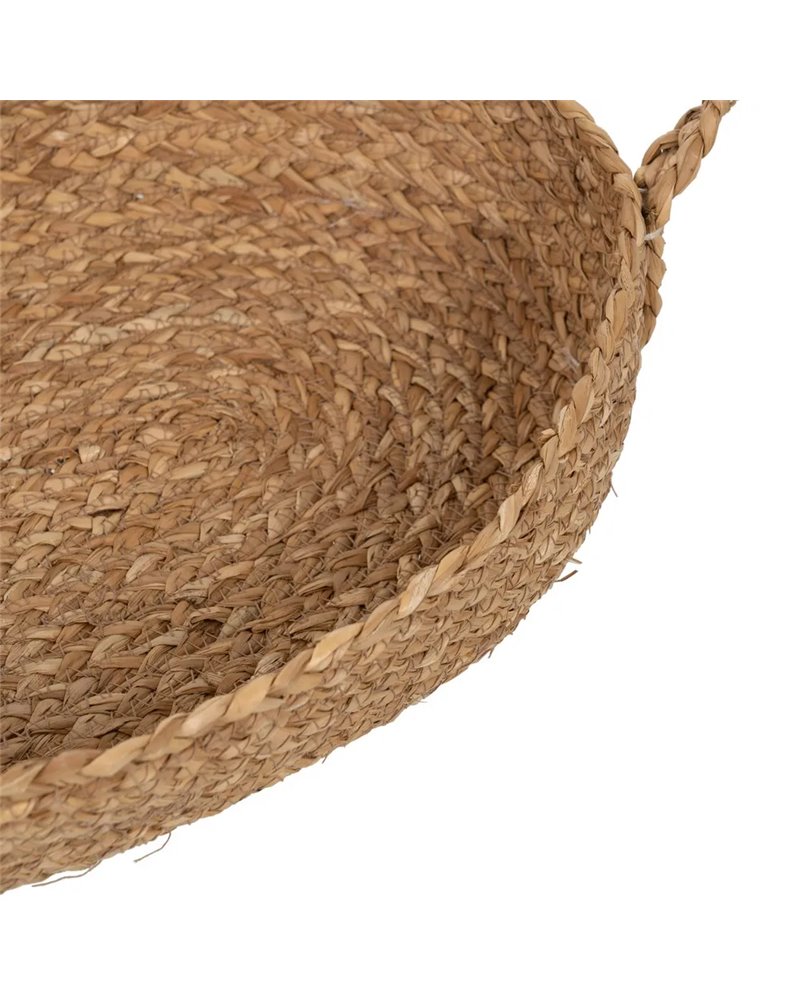 S/2 CESTA FIBRA NATURAL DECORACIÓN 48 X 32 X 18 CM