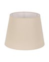 PANTALLA BEIGE TEJIDO ILUMINACIÓN 35 X 35 X 26 CM