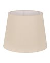 PANTALLA BEIGE TEJIDO ILUMINACIÓN 50 X 50 X 38 CM
