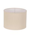 PANTALLA BEIGE TEJIDO ILUMINACIÓN 30 X 30 X 22 CM