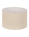 PANTALLA BEIGE TEJIDO ILUMINACIÓN 35 X 35 X 22 CM