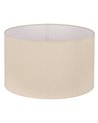 PANTALLA BEIGE TEJIDO ILUMINACIÓN 50 X 50 X 30 CM