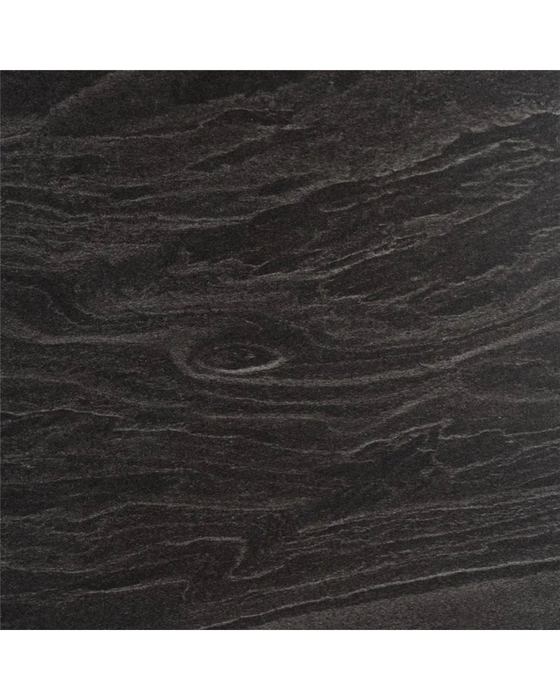 MESA COMEDOR NEGRO-MARRÓN METAL-CERÁMICA 120 X 120 X 75 CM