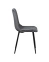 SILLA GRIS TERCIOPELO CONTRACT 45 X 51 X 88,50 CM