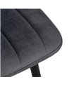 SILLA GRIS TERCIOPELO CONTRACT 45 X 51 X 88,50 CM