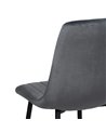 SILLA GRIS TERCIOPELO CONTRACT 45 X 51 X 88,50 CM