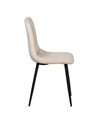 SILLA BEIGE TERCIOPELO CONTRACT 45 X 51 X 88,50 CM