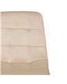 SILLA BEIGE TERCIOPELO CONTRACT 45 X 51 X 88,50 CM