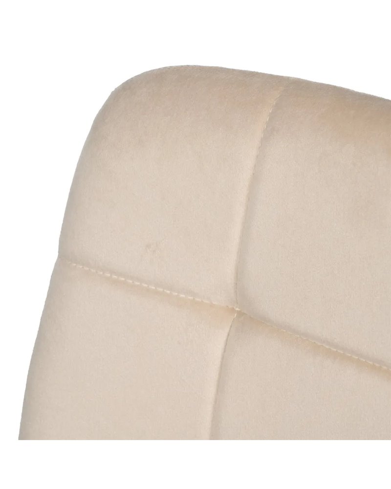 SILLA BEIGE TERCIOPELO CONTRACT 45 X 51 X 88,50 CM