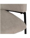 SILLA BEIGE TEJIDO-METAL 54 X 60 X 78 CM