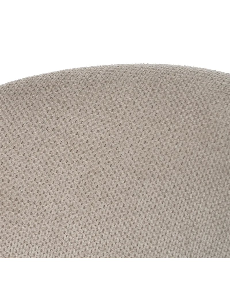 SILLA BEIGE TEJIDO-METAL 66 X 60 X 79 CM