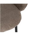 SILLA TAUPE TEJIDO-METAL 66 X 60 X 79 CM