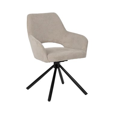 SILLA BEIGE GIRATORIA...