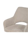SILLA BEIGE GIRATORIA TEJIDO-METAL 59,50 X 62 X 83,50 CM