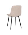 SILLA BEIGE TEJIDO-METAL CONTRACT 44 X 42 X 89 CM